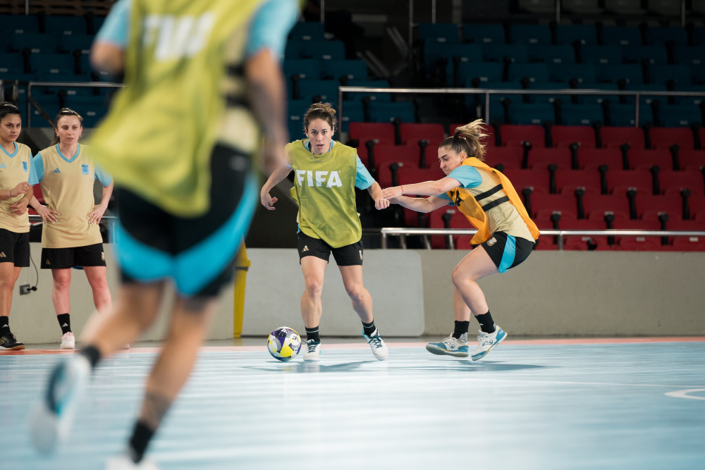 Copa Mundial Femenina de Futsal: último entrenamiento antes de enfrentar a Portugal