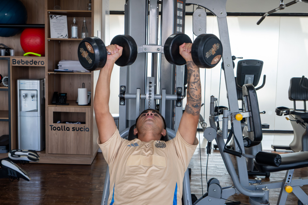 Conmebol Sub 17: trabajos en el gimnasio
