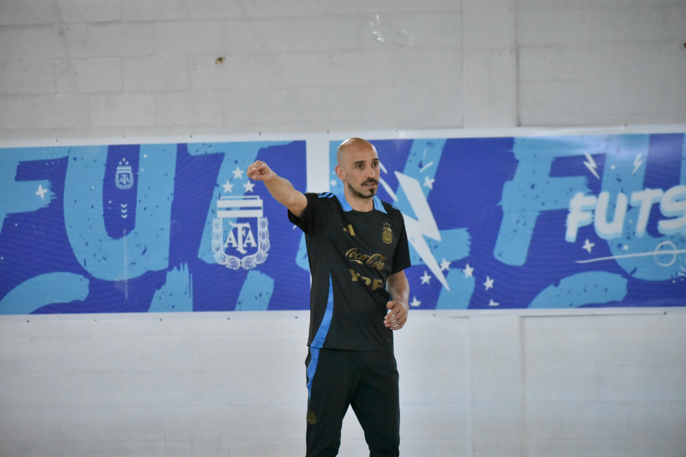 Futsal: entrenamiento matutino para las Selecciones Mayor y Sub 20
