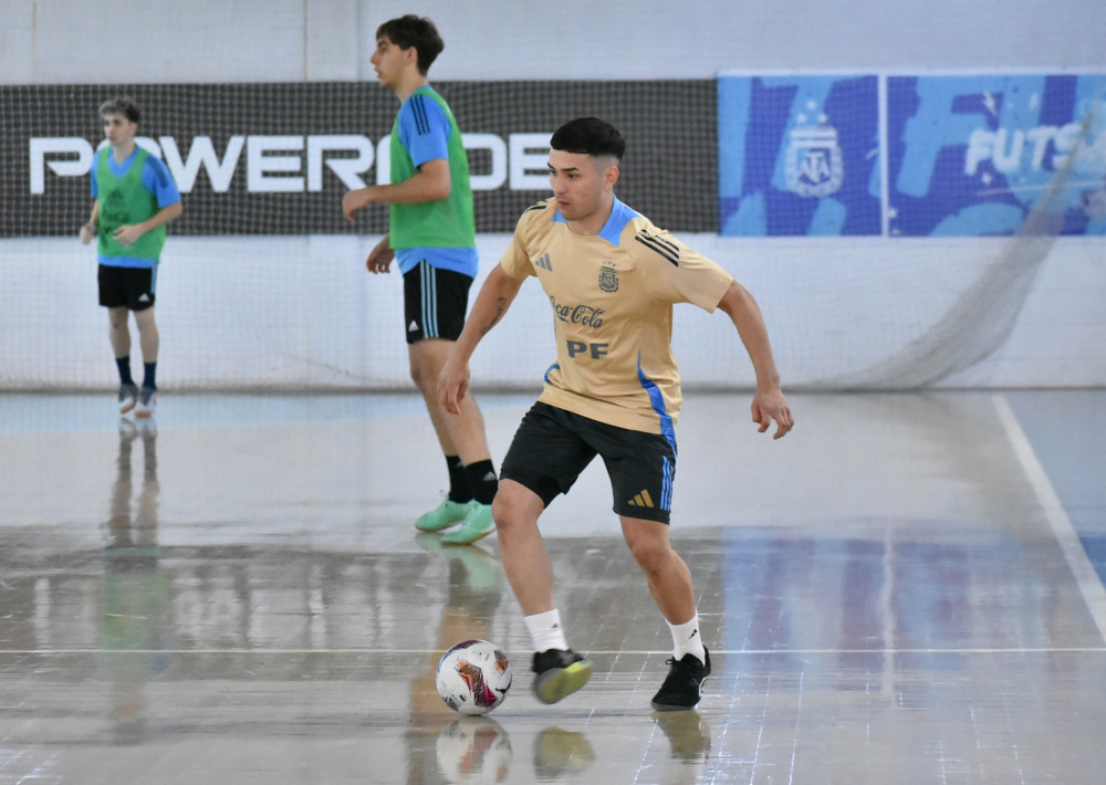Futsal: entrenamiento matutino para las Selecciones Mayor y Sub 20