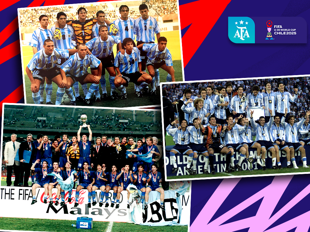 Planteles campeones de Argentina en la Copa del Mundo Sub 20