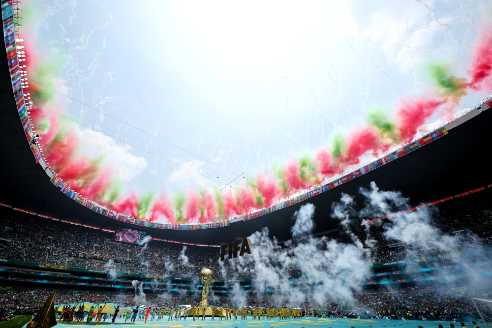 La Copa del Mundo tuvo su primera fiesta inaugural