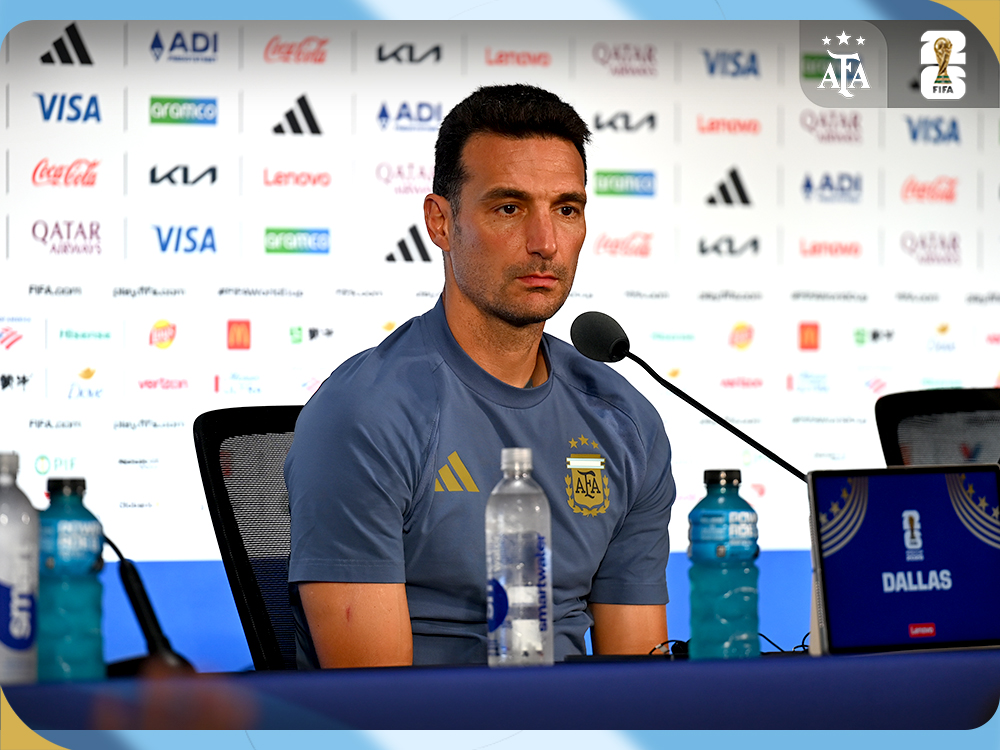 Lionel Scaloni: "Estamos muy contentos por haber clasificado, parecía que iba a ser fácil y está claro que no"