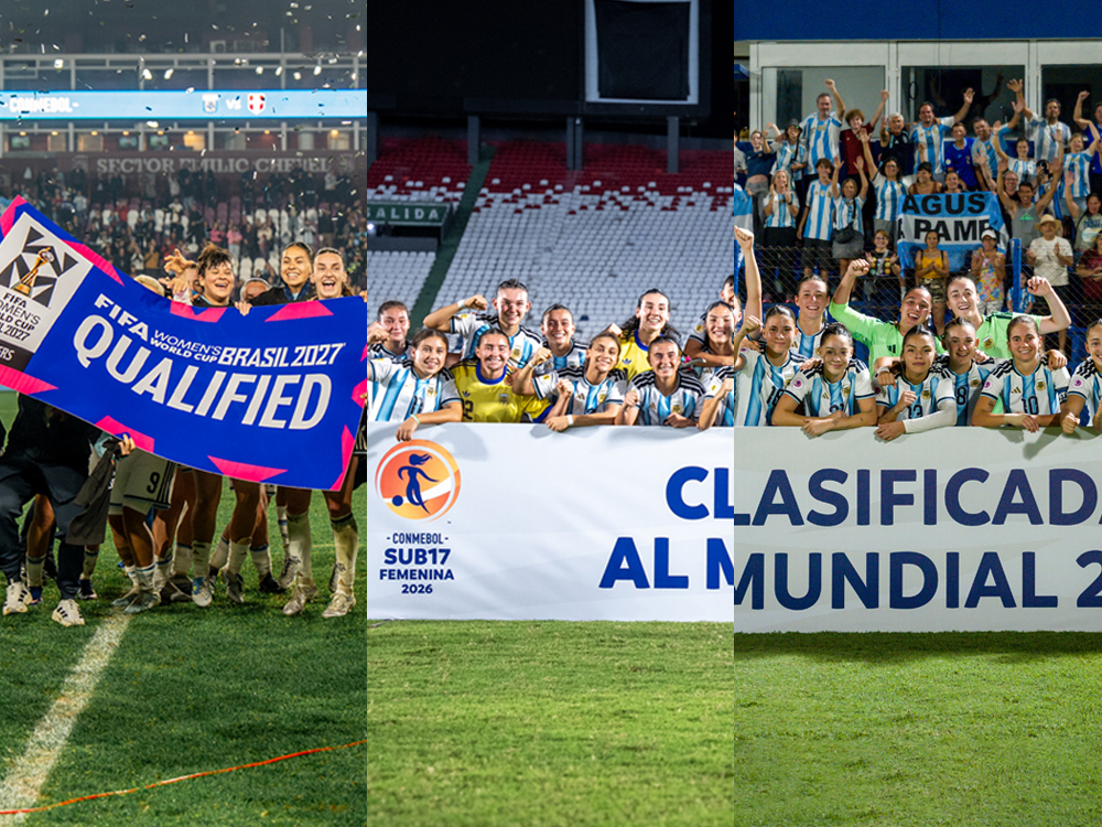 Tres Mundiales, un mismo sueño: el fútbol femenino argentino vive un momento histórico