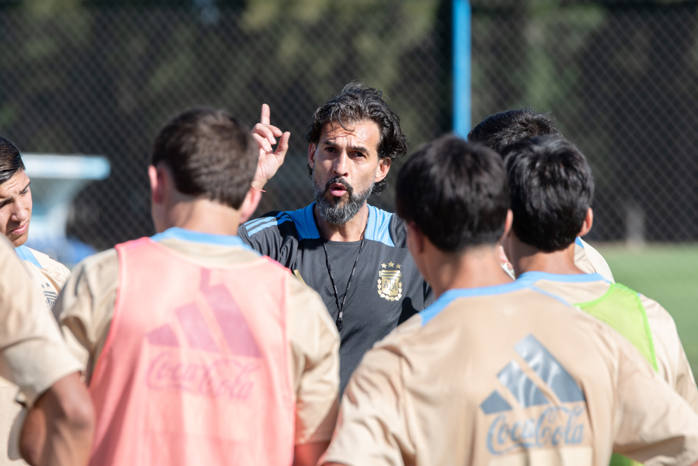 La Selección comenzó otra semana de trabajo en Ezeiza