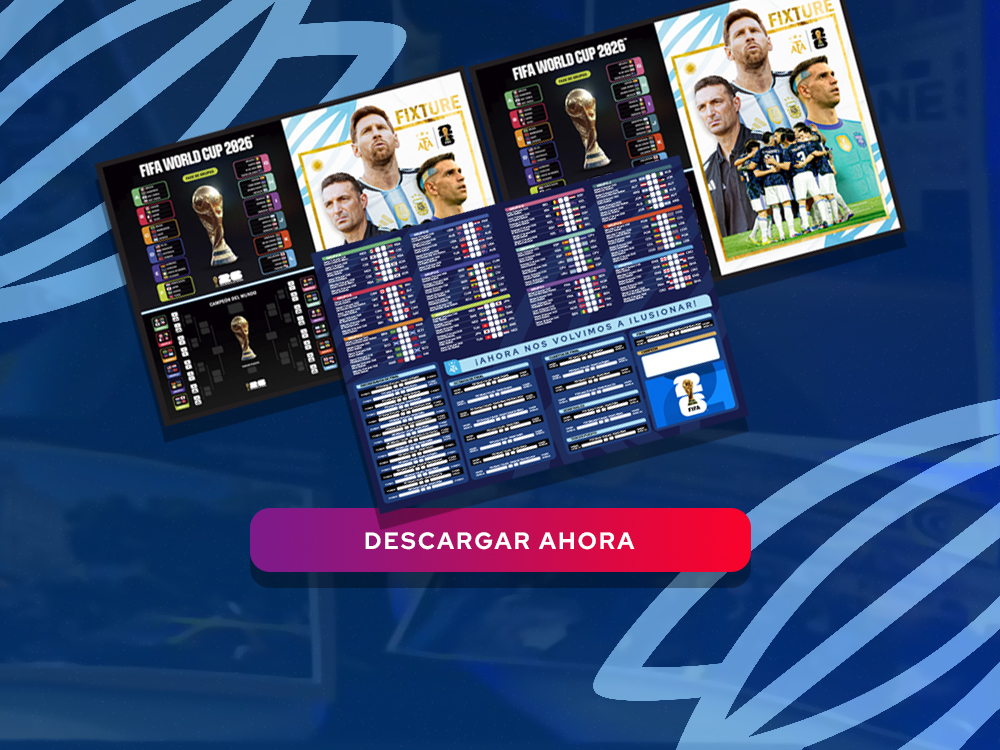 El Mundial ya empezó a jugarse: descargá el fixture exclusivo de AFA para vivir la Copa del Mundo 2026