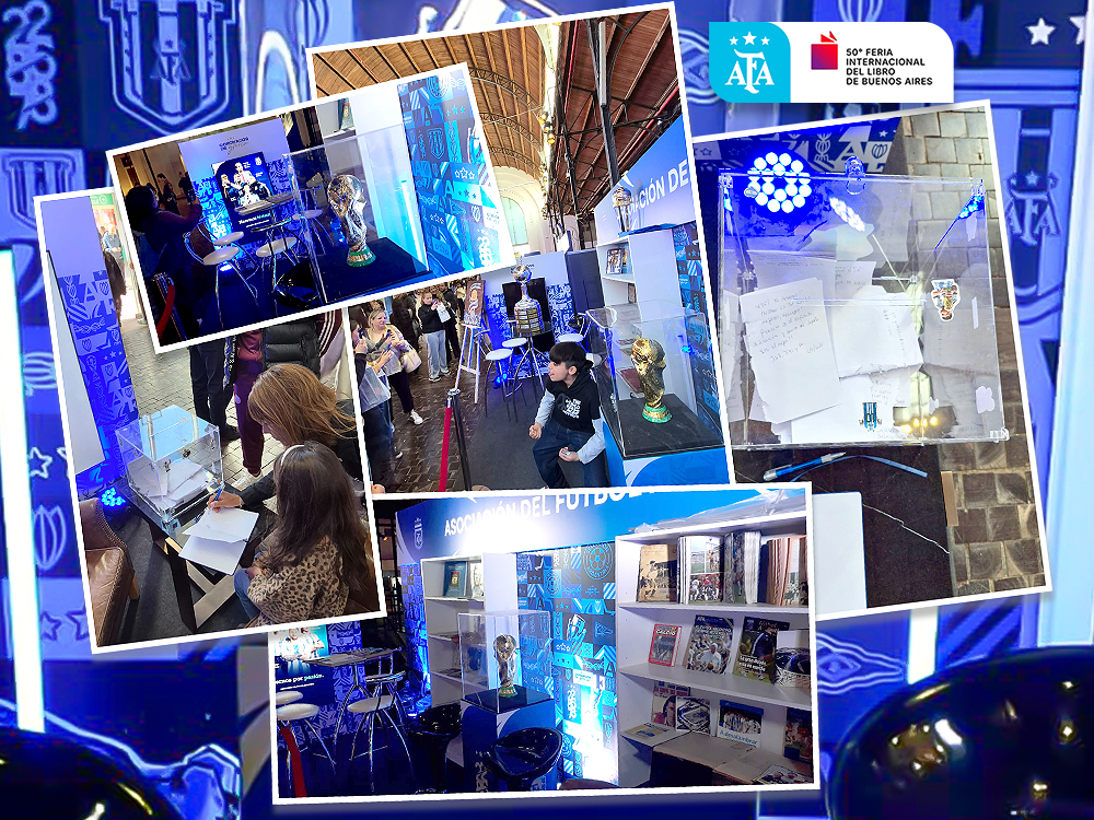 Agradecer el agradecimiento: la AFA y un vínculo que emociona en la Feria