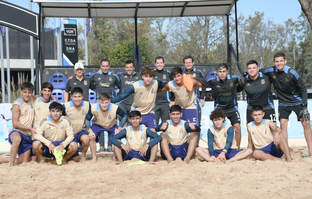 La Selección Sub 20 completó otra semana de preparación para el Sudamericano