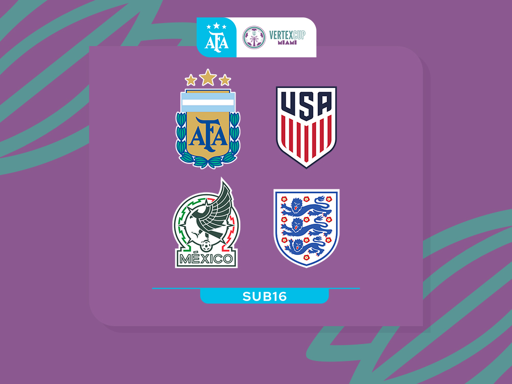 Sub 16: Argentina disputará la Vertex Cup en Miami
