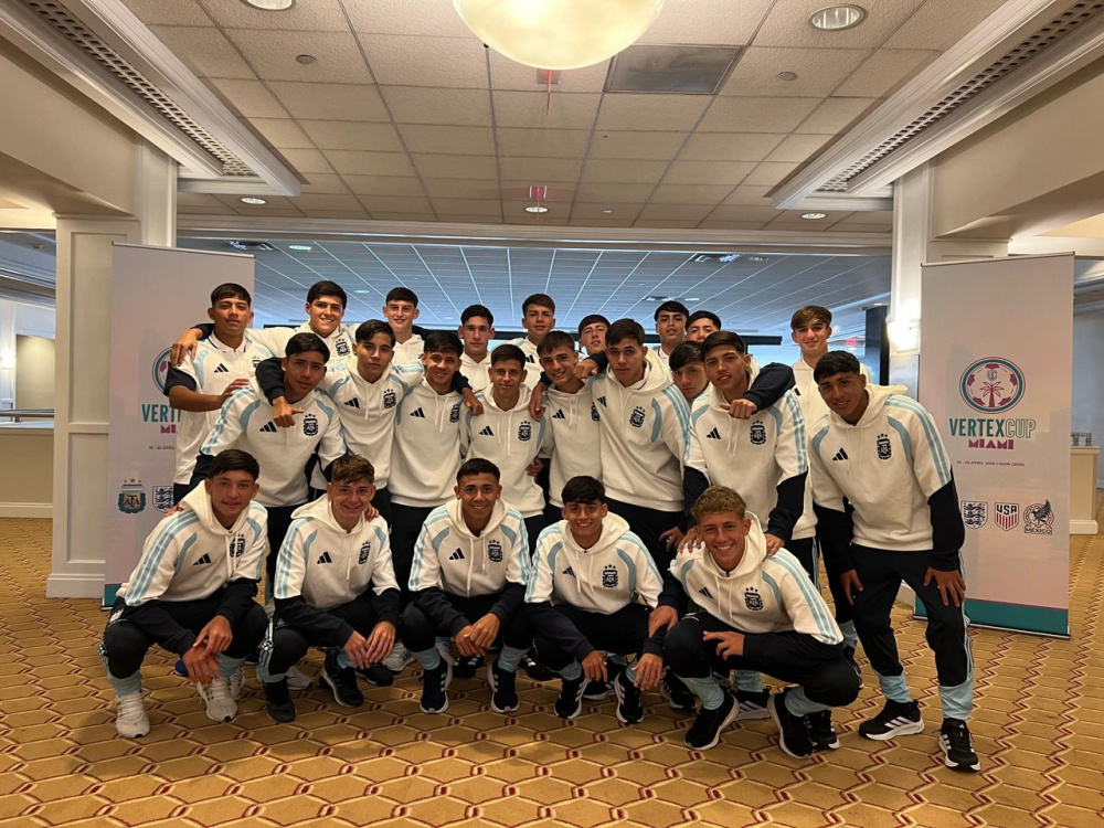 Sub 16: el plantel ya se encuentra en Miami para disputar la Vertex Cup