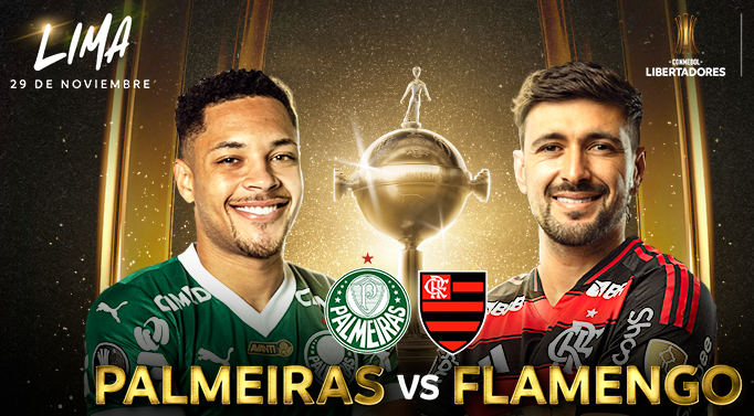 Palmeiras y Flamengo definen el campeón de la Copa Libertadores con el arbitraje del argentino Darío Herrera