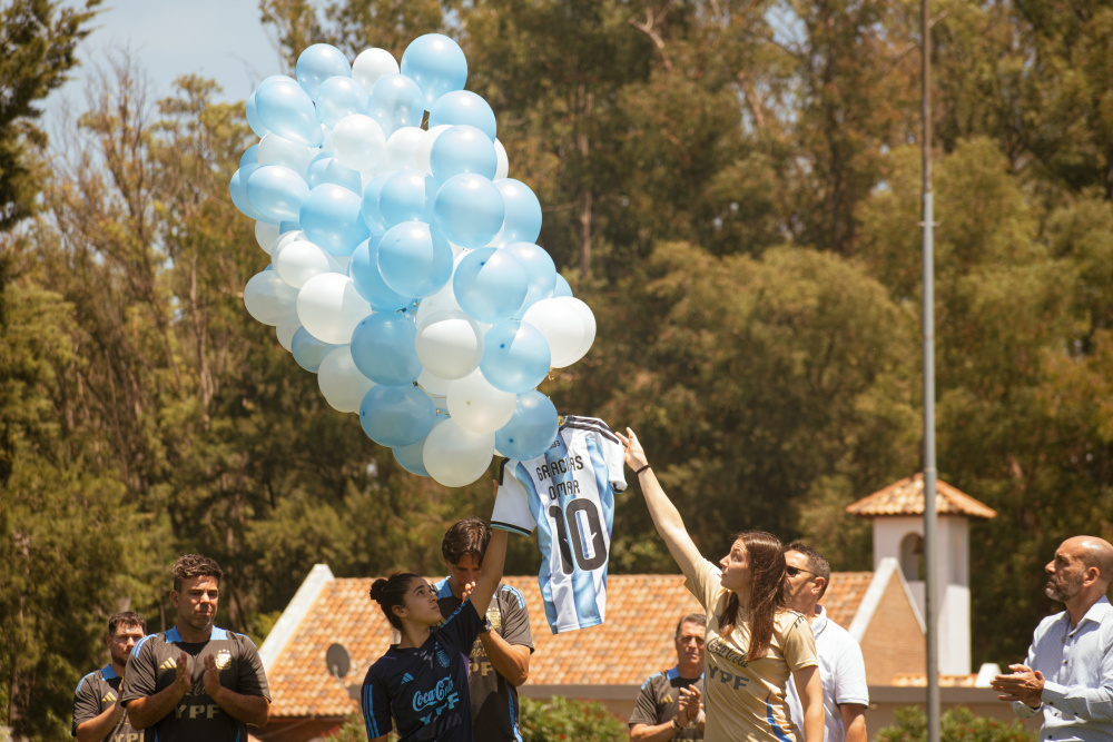 Se realizó un emotivo homenaje a Omar Souto en el predio de Ezeiza