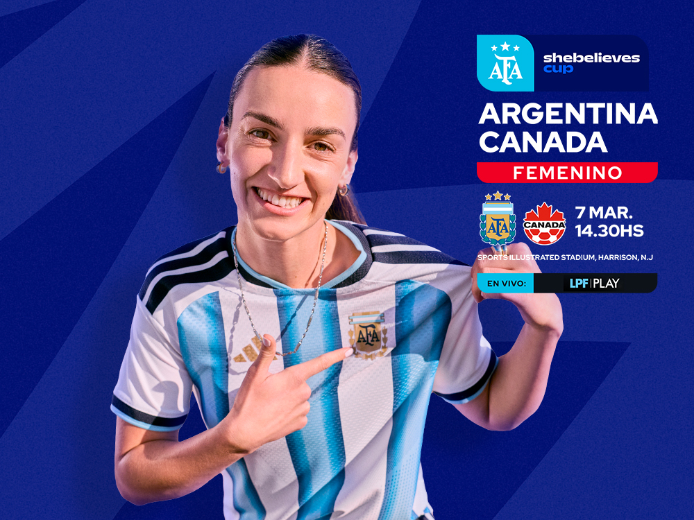Desde las 14.30, Argentina se medirá ante Canadá en el cierre de la She Believes Cup