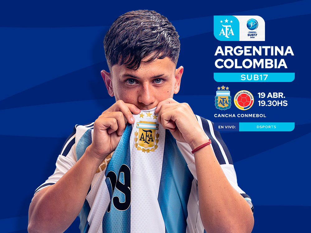 Conmebol Sub 17: desde las 19.30, Argentina va por el título ante Colombia