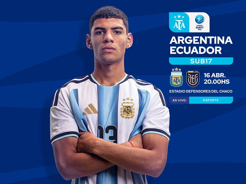 Conmebol Sub 17: desde las 20.00, Argentina juega la semifinal ante Ecuador