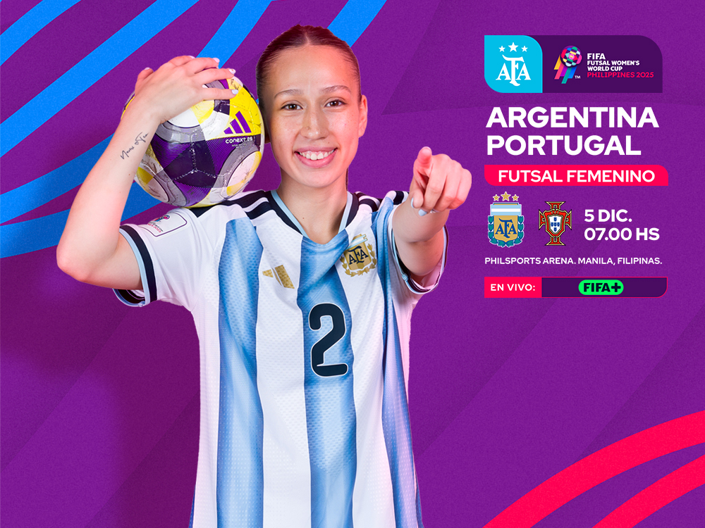 Copa Mundial Femenina de Futsal: desde las 7, Argentina enfrenta a Portugal en la semifinal