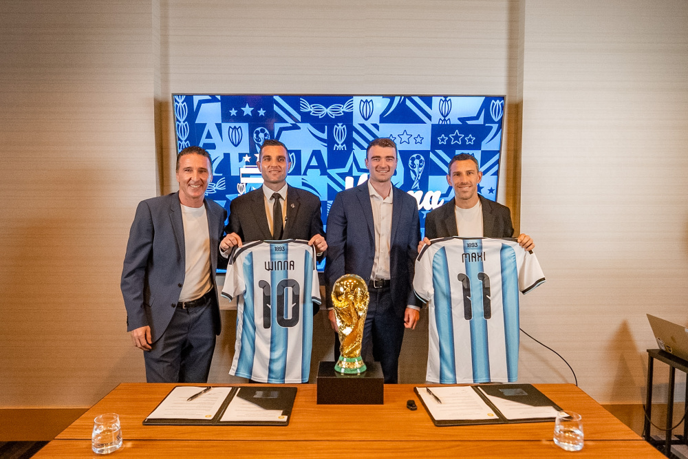 La Asociación del Fútbol Argentino suma a Winna.com como nuevo sponsor regional de las Selecciones Nacionales