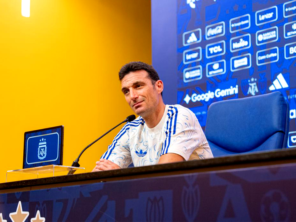 Conferencia de prensa del entrenador Lionel Scaloni tras la victoria sobre Mauritania