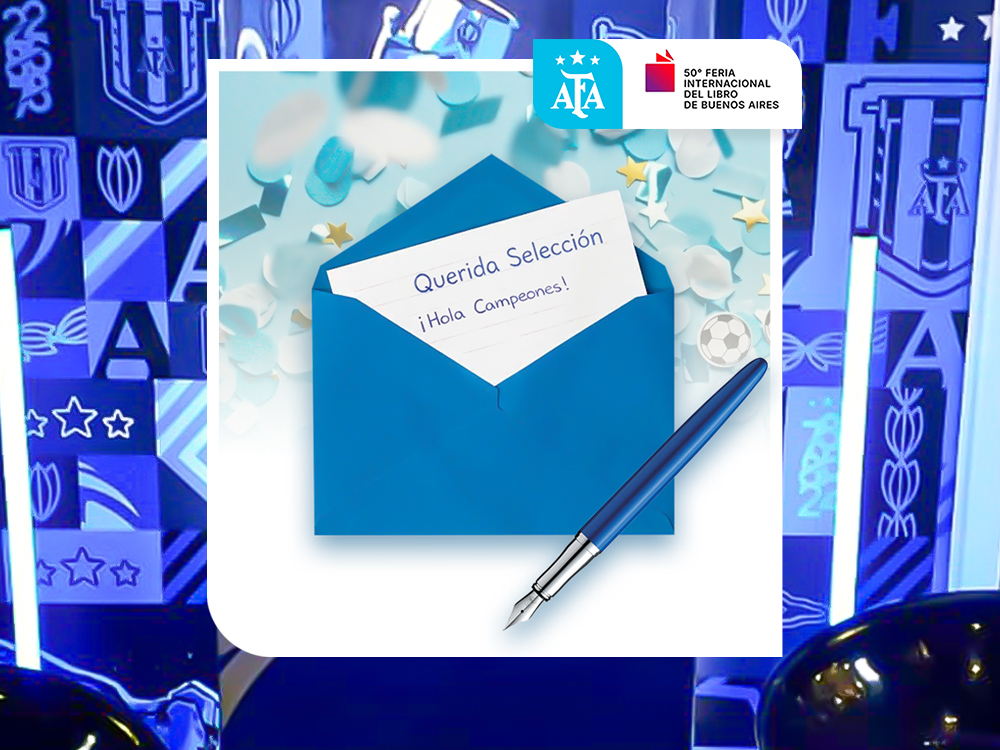La AFA invita a dejarle una carta a la Selección en la Feria del Libro