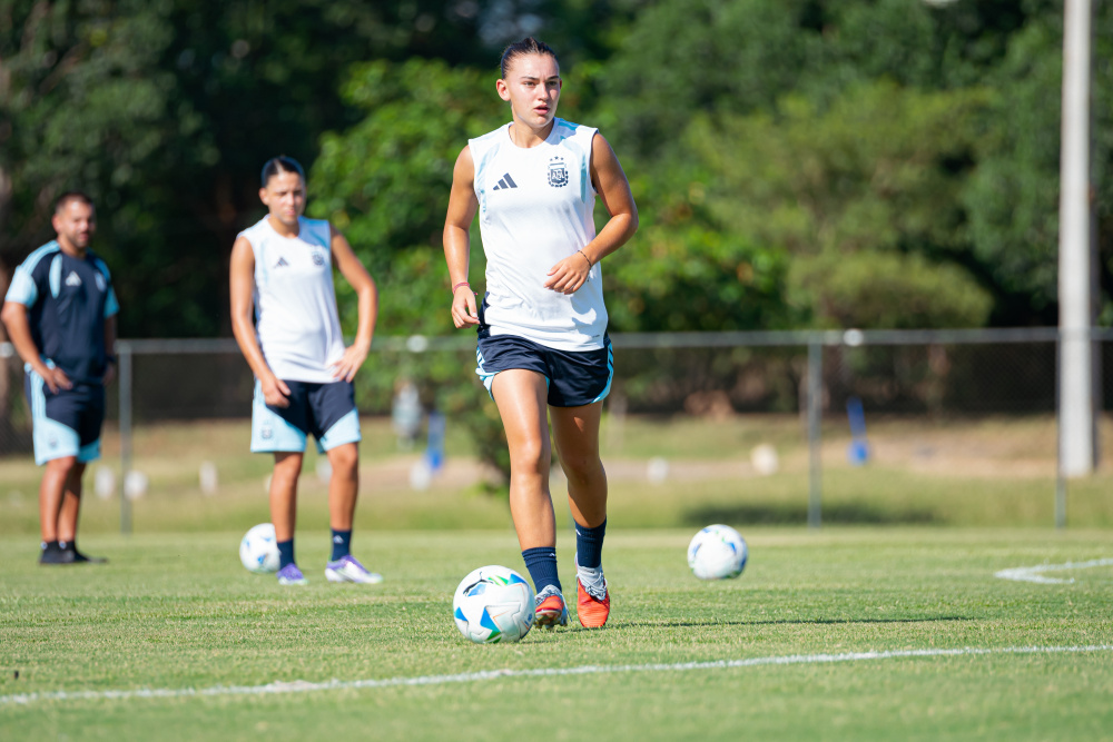 Selección Sub 20 Femenina: entrenamiento previo al partido ante Ecuador