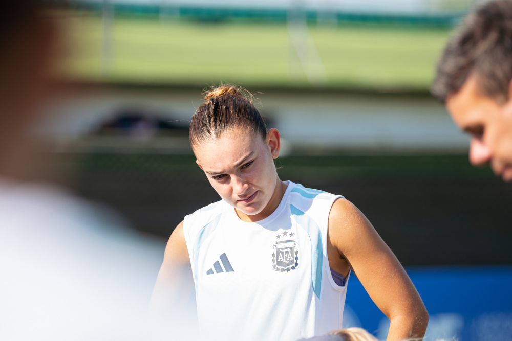 Selección Sub 20 Femenina: entrenamiento matutino