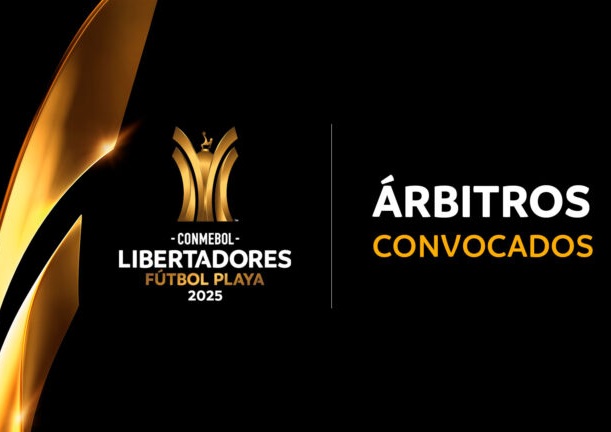 Árbitros convocados para la Copa Libertadores Fútbol Playa 2025