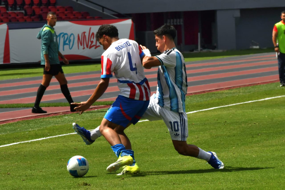 La Selección Sub17 de Fútbol igualó 1-1 con Paraguay en su segundo partido en los Juegos