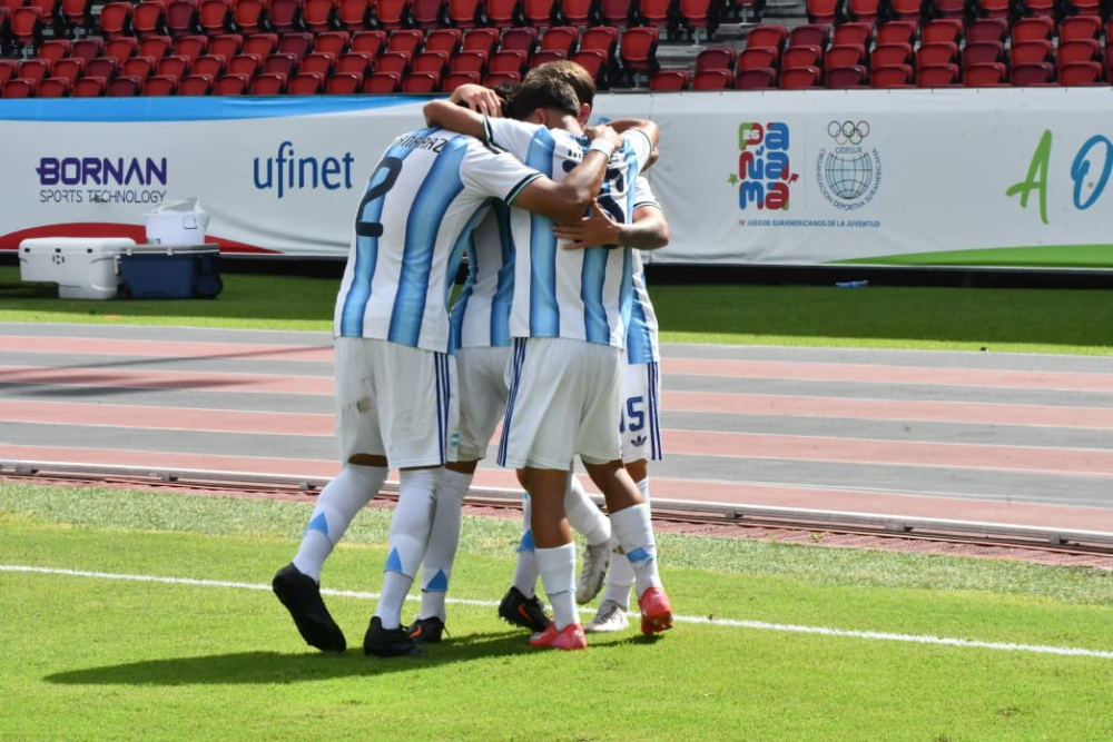 La Selección Sub17 de Fútbol igualó 1-1 con Paraguay en su segundo partido en los Juegos