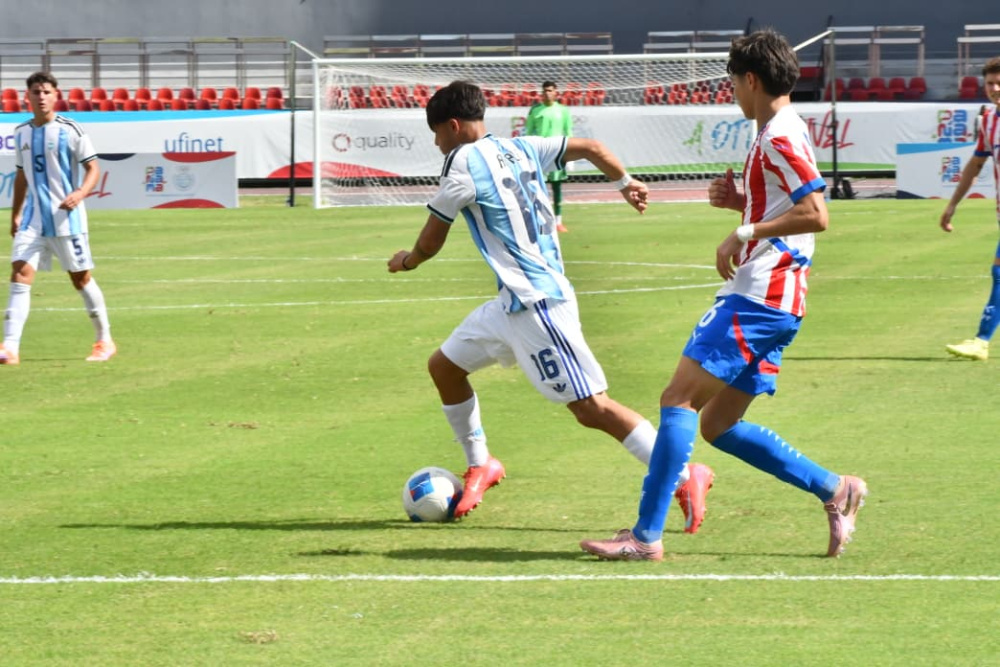 La Selección Sub17 de Fútbol igualó 1-1 con Paraguay en su segundo partido en los Juegos