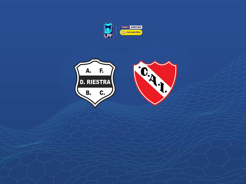 La jornada arranca con Deportivo Riestra e Independiente