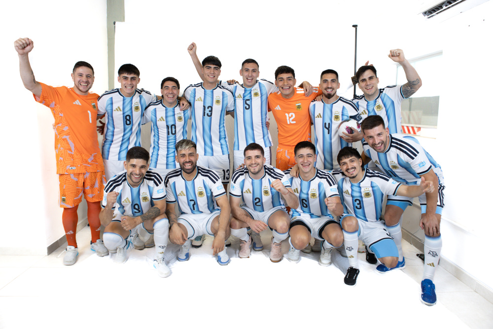 Argentina realizó la sesión de fotos para la Copa América de Paraguay