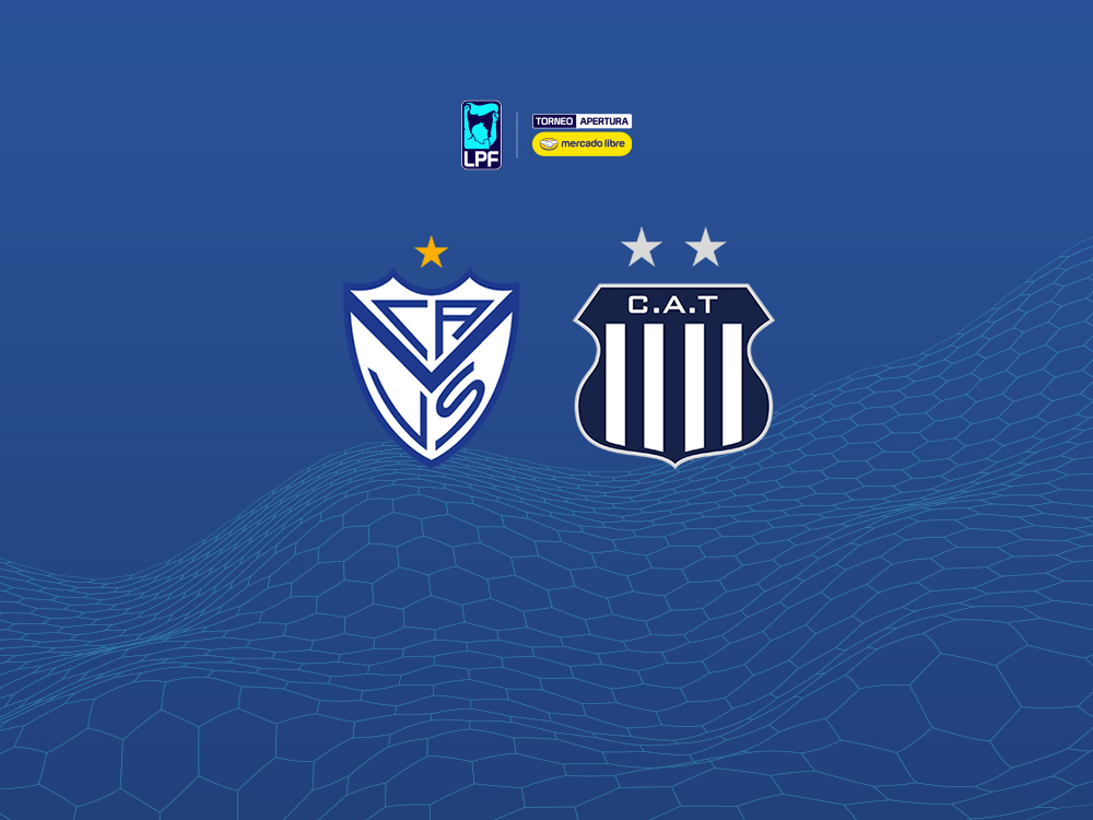 Desde las 17.45, Vélez ante Talleres