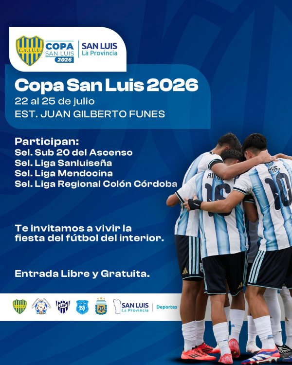 El fútbol juvenil federal se reune en San Luis