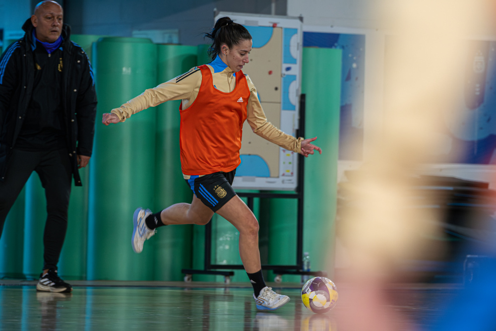 Las Selecciones Femeninas trabajaron en la semana en el Coliseo de Ezeiza