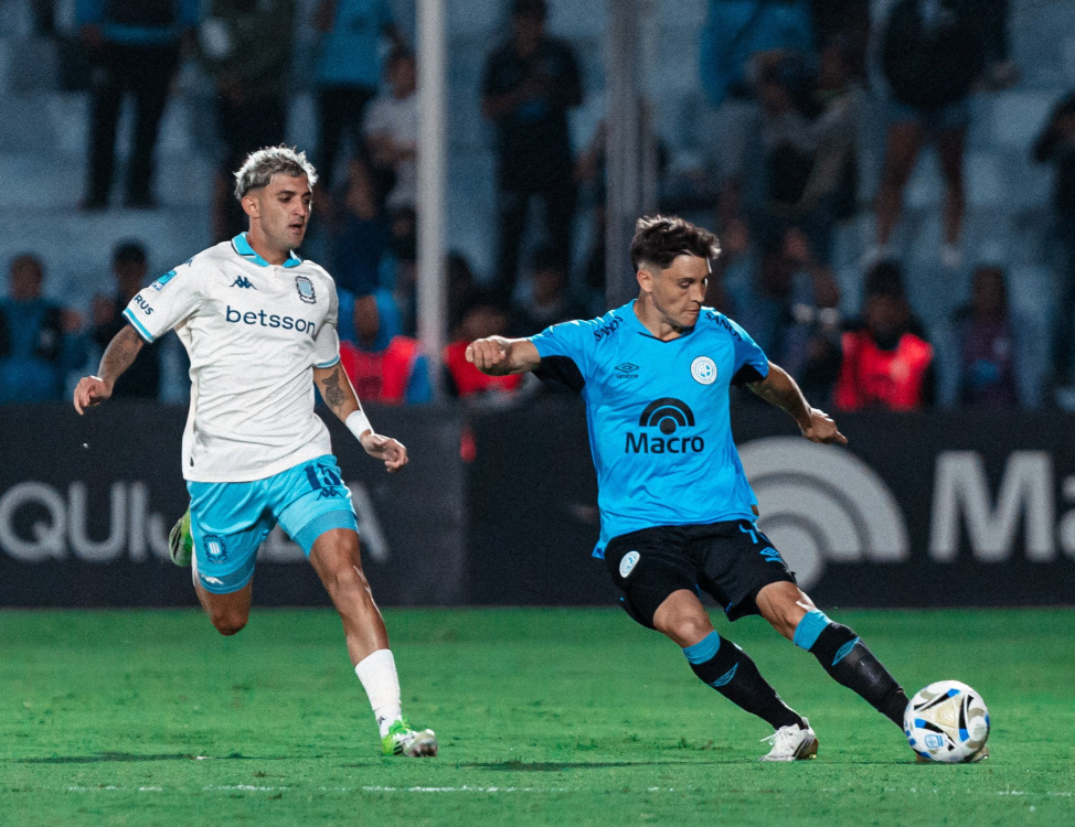 Racing le ganó 2-1 a Belgrano