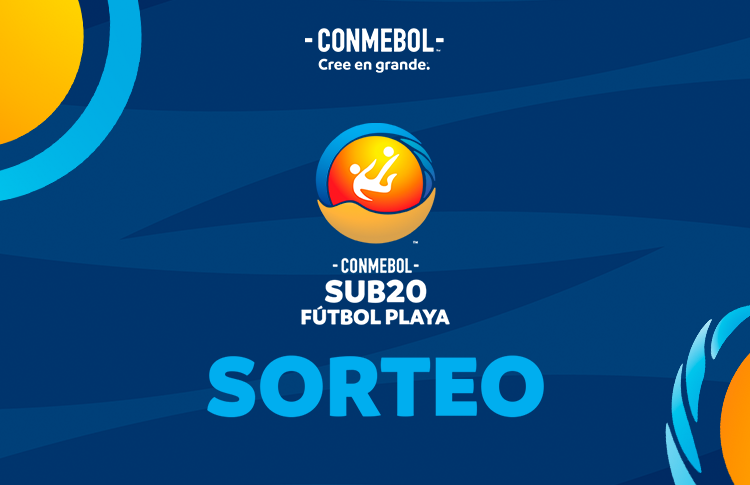 Se sortean los grupos del Sudamericano Sub 20 Fútbol Playa 2025