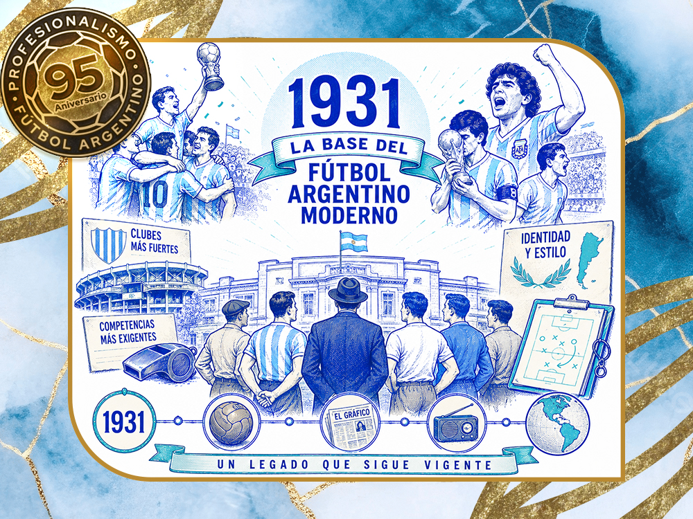 1931, la base del fútbol argentino moderno