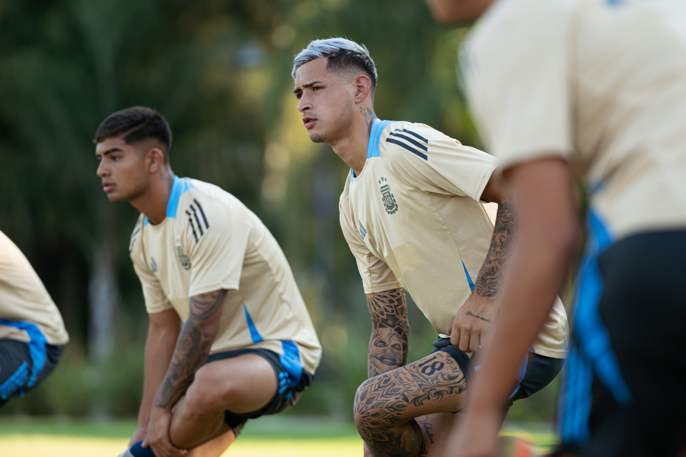 Selección Sub 17: entrenamiento en Ezeiza