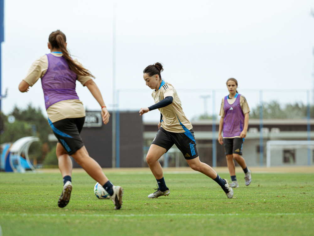 Selección Femenina Sub 17: últimos entrenamientos en Ezeiza