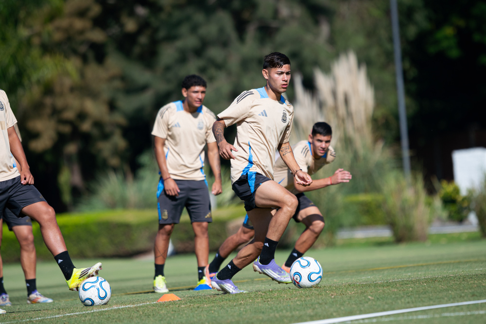 Selección Sub 17: nuevo entrenamiento en Ezeiza