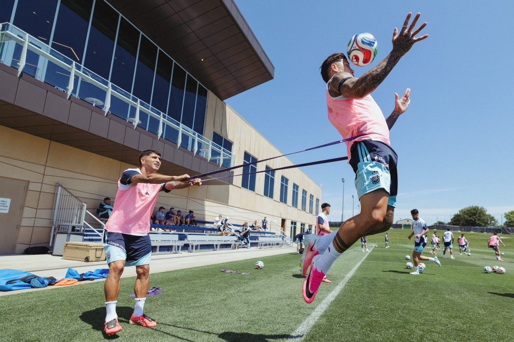El equipo de Scaloni sigue con su preparación
