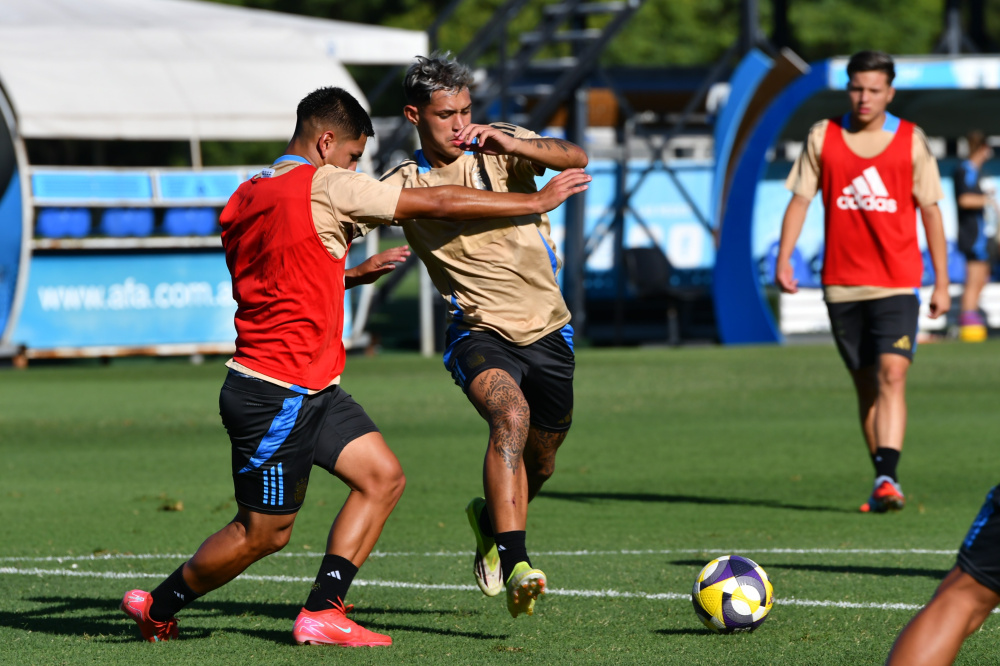 La Selección Sub 17 comenzó un nuevo microciclo de trabajo en Ezeiza