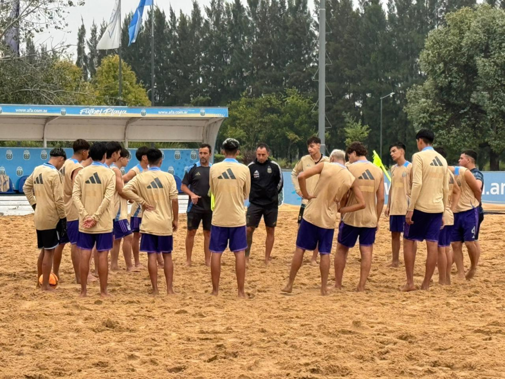 La Selección Sub20 entrenó en Ezeiza y comenzó su preparación para el Sudamericano de CONMEBOL