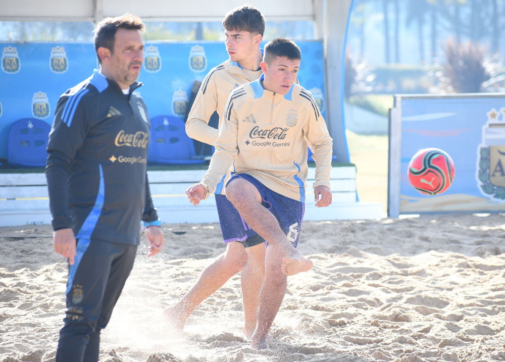 La Selección Sub 20 de Fútbol Playa continúa con su preparación para el Sudamericano