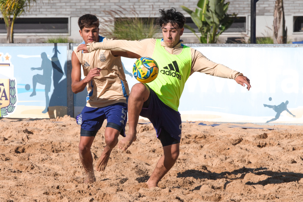 La Selección Sub20 comenzó otro microciclo de trabajo y avanza en la formación del plantel para el Sudamericano