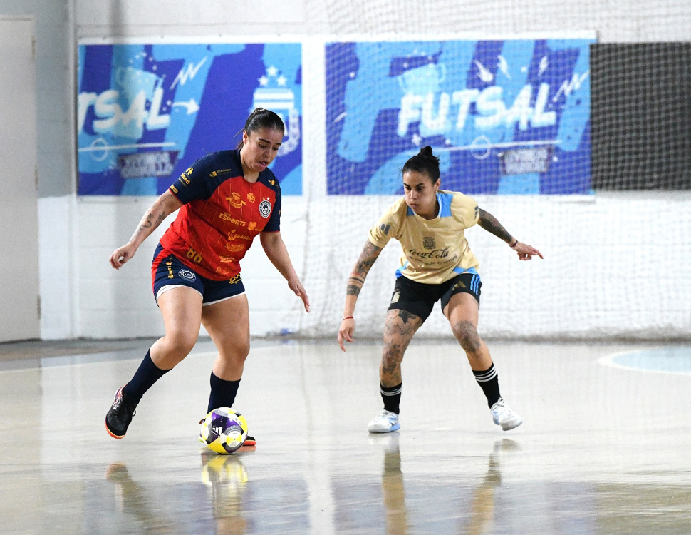 Futsal Femenino: la Selección Mayor enfrentó a Celemaster en el primer amistoso