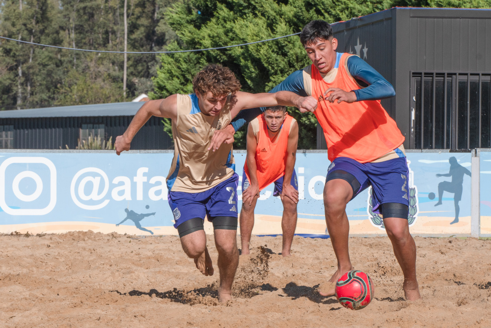 La Selección Sub20 comenzó otro microciclo de trabajo y avanza en la formación del plantel para el Sudamericano