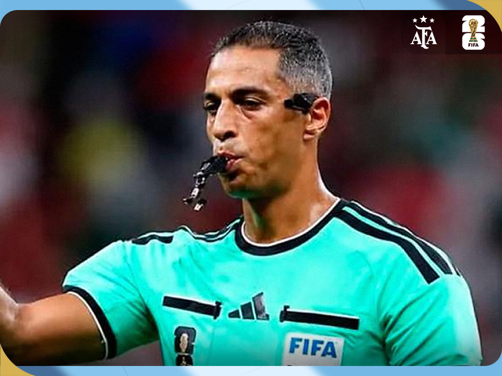 El egipcio Amin Mohamed será el árbitro en Argentina - Austria