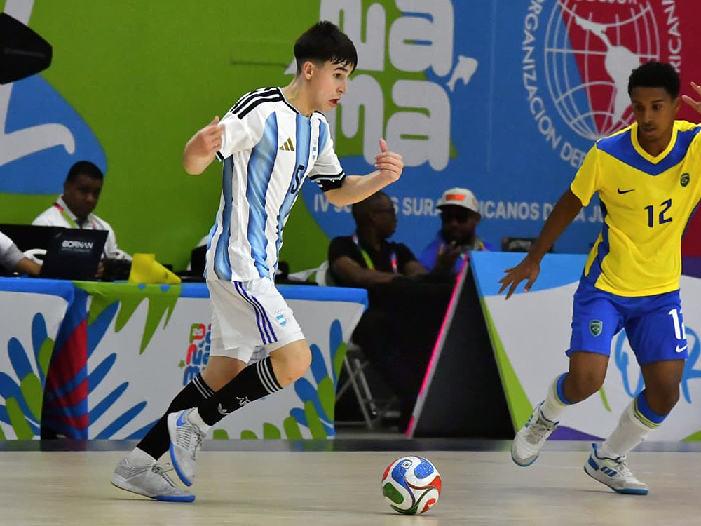 La Selección Sub17 de Futsal cayó ante Brasil en la primera jornada de los Juegos de Panamá