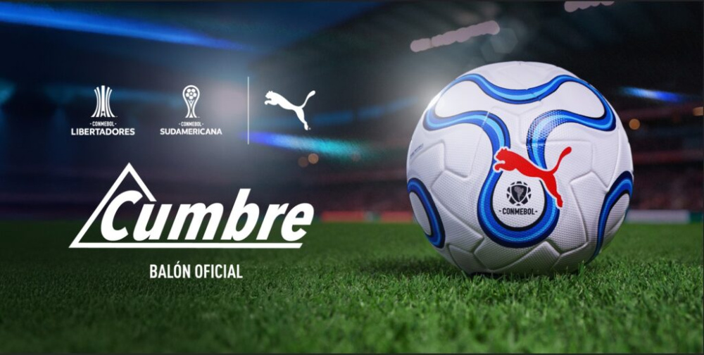 CUMBRE es el nuevo balón para la Copa Libertadores y la Copa Sudamericana 2026